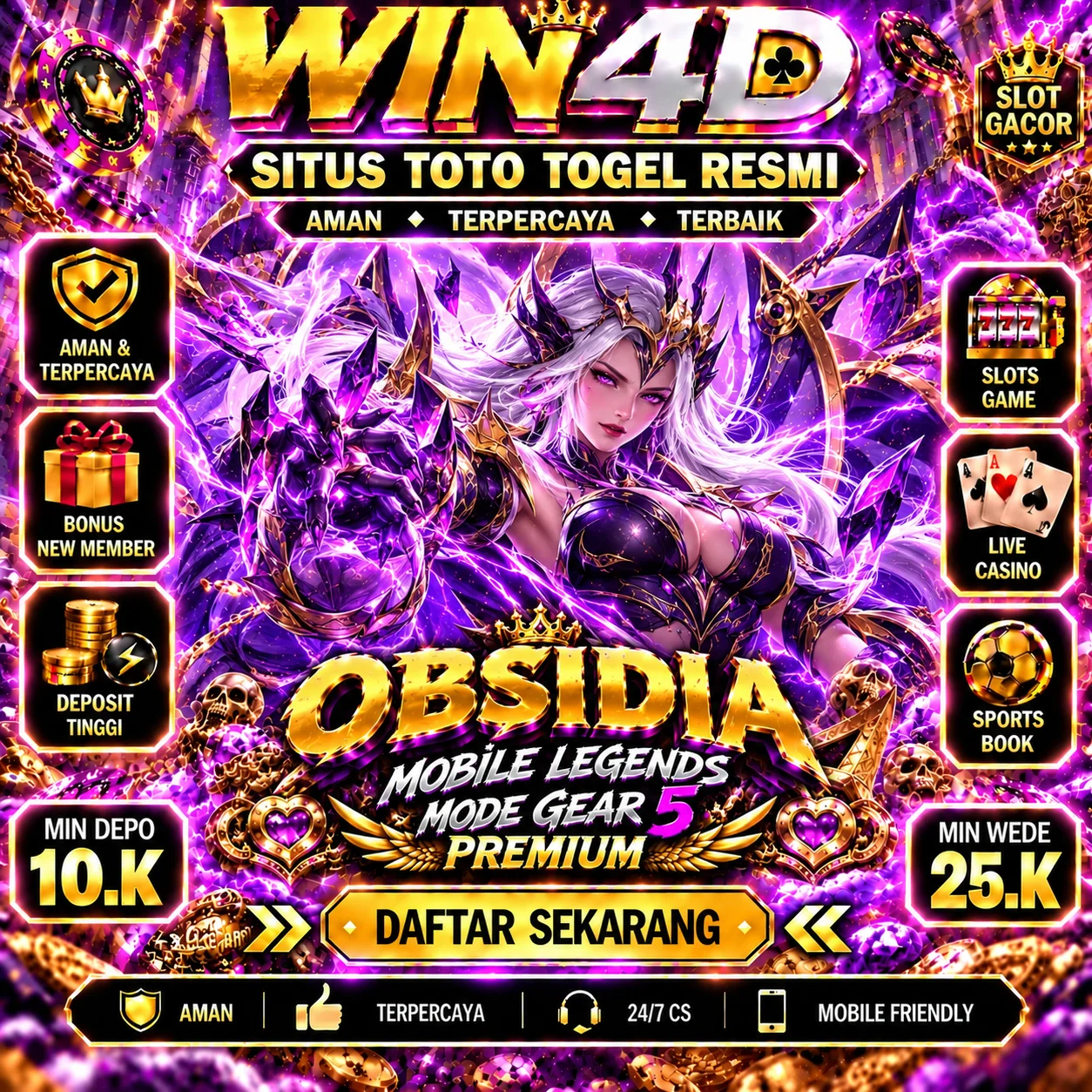 TOTO TOGEL WIN4D 🥇 Akses Situs Toto Togel Resmi Bukan Main & Bandar Toto 4D #1 Terpercaya Favorit Veganteen