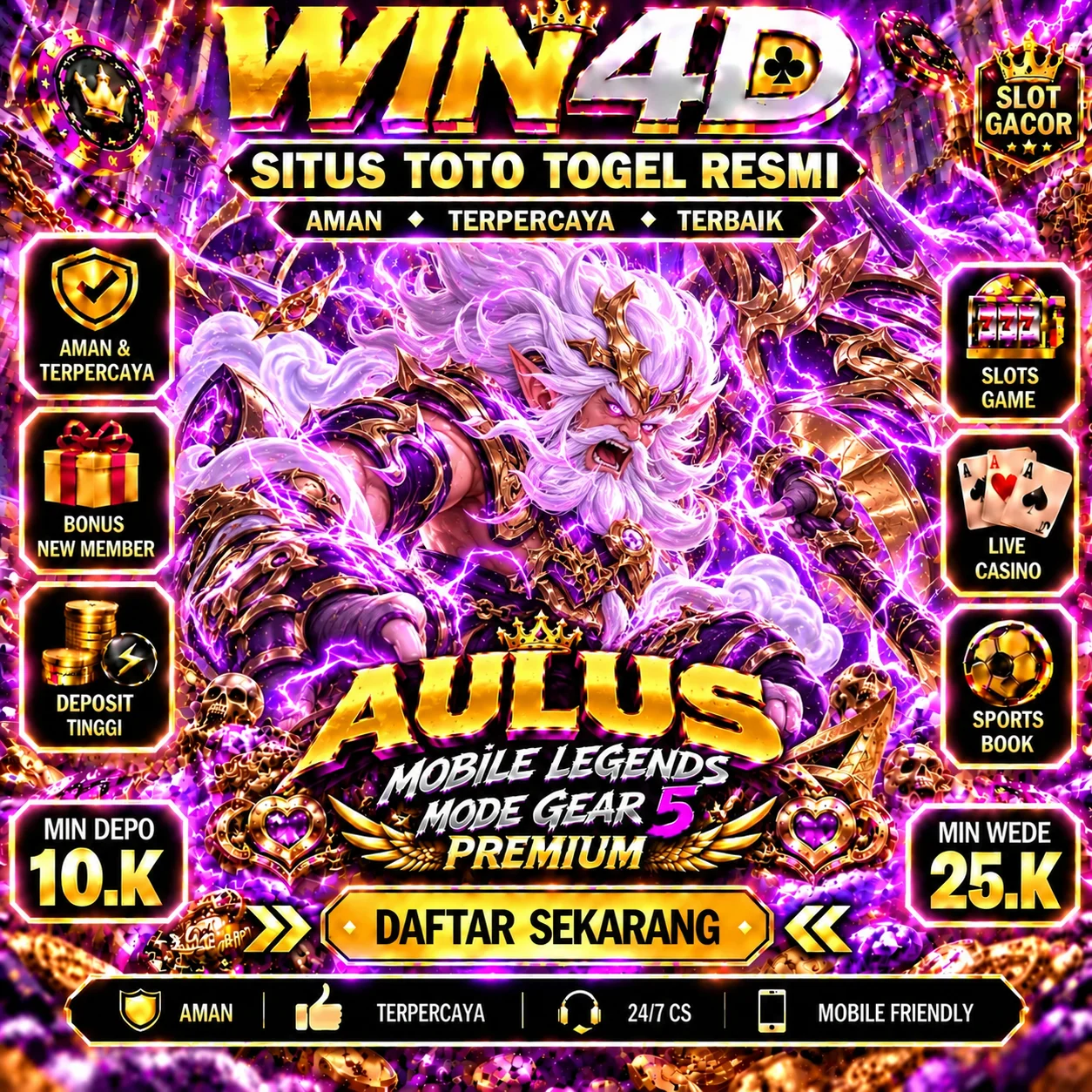 TOTO TOGEL WIN4D 🥇 Akses Situs Toto Togel Resmi Kelas Cui & Bandar Toto 4D #1 Terpercaya Produk Asli Foreignkfood
